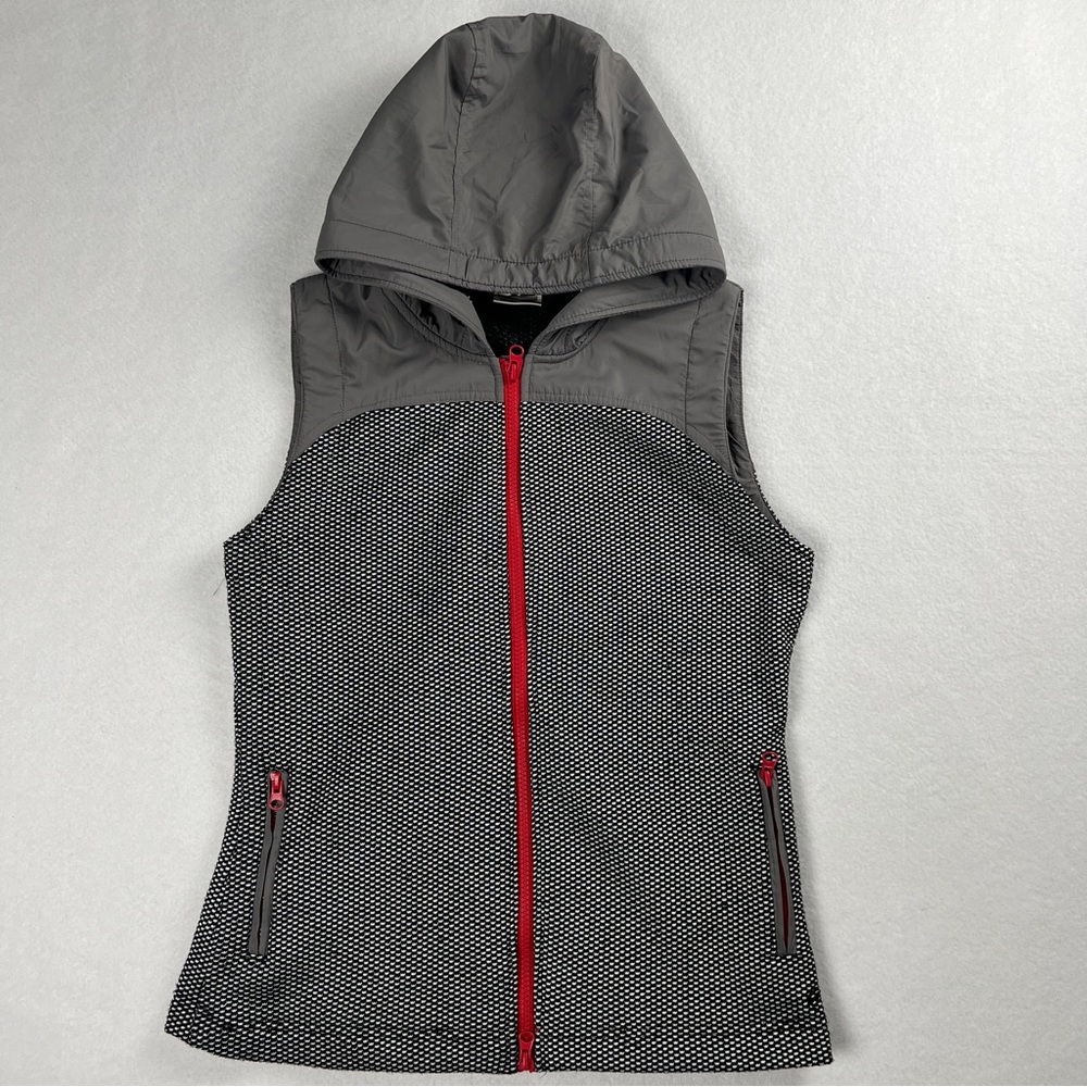 Kavu Women's Hooded Vest Polyester Gray Medium RN#0100460